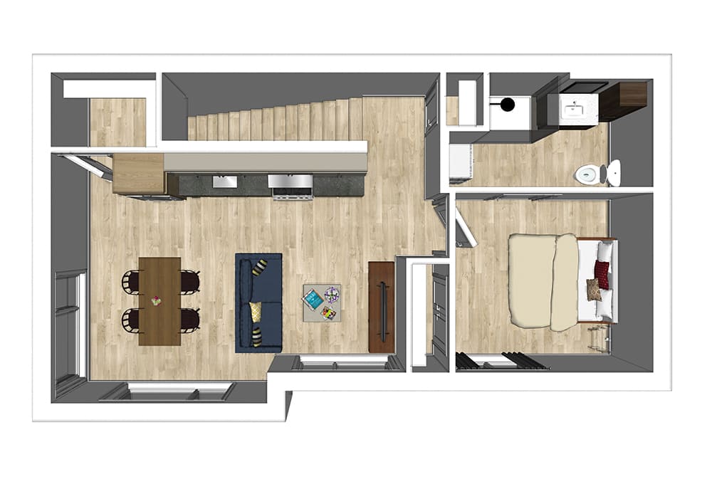 Appartement warwick - Étage.