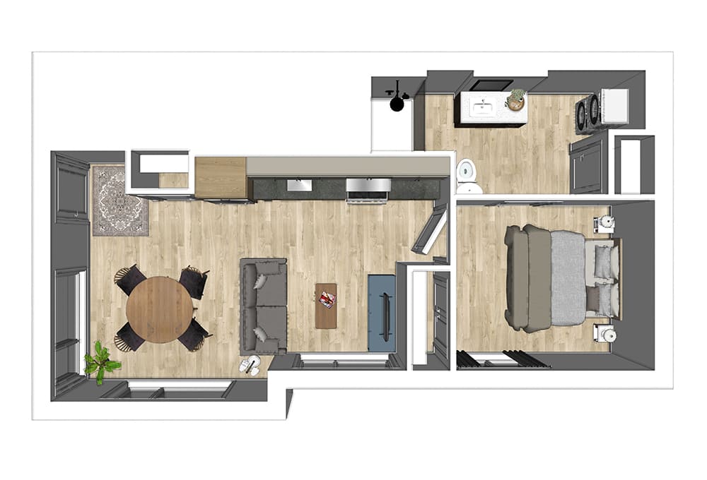 Appartement warwick - Rez-de-chaussée.